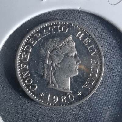 沼泽如烟--第956场 - 瑞士1980年五分