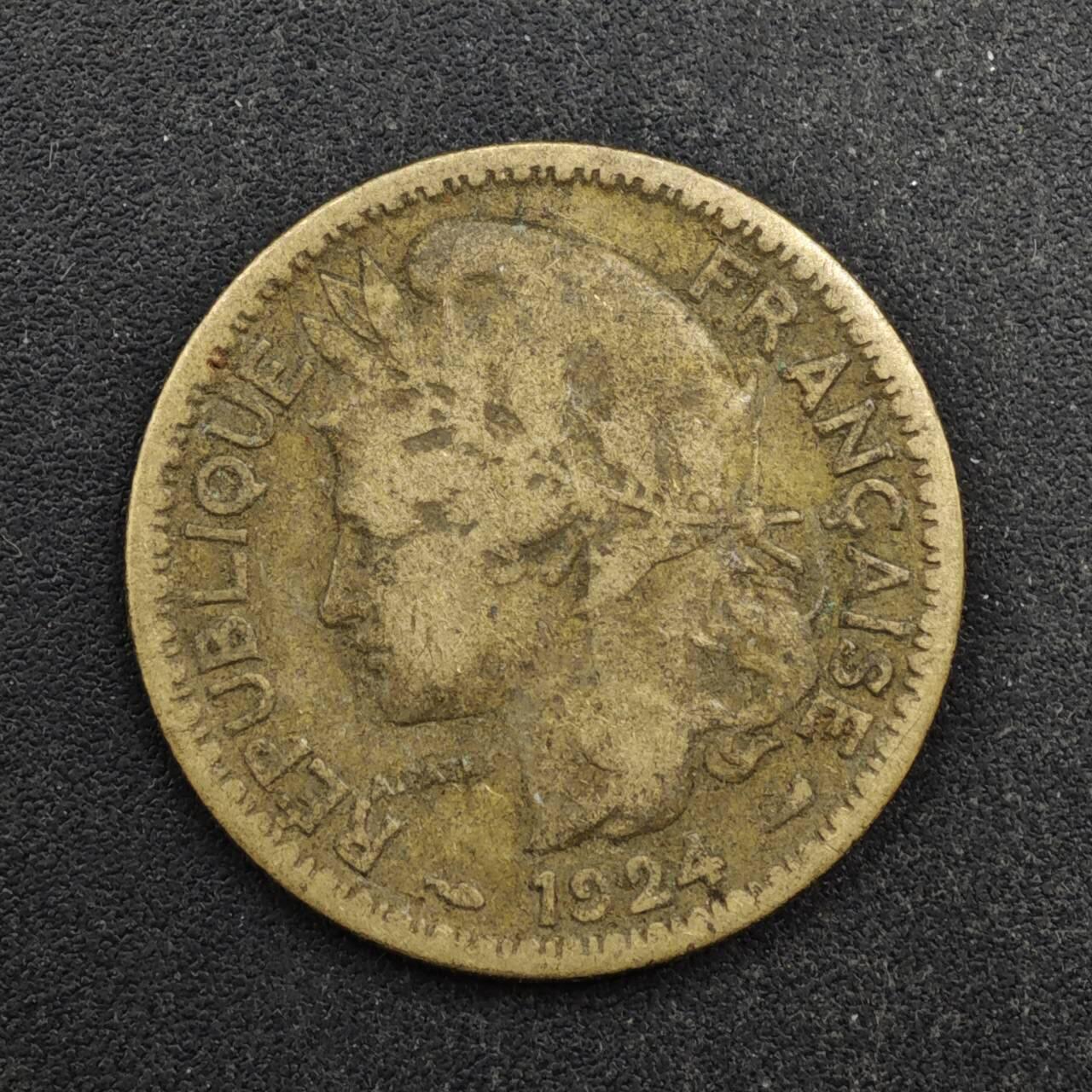 【淘币小摊】实时拍第八百四十四拍   散币场   满百包邮可预留二周 每周一统一发货   多哥1924年1法郎铜币