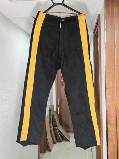 小驴勋章奖章收藏1月10日周六晚六点拍卖（珍爱和平，收藏战争，铭记历史，勿忘国耻，忠党爱国。有偿代拍，送拍规则在简介最后，参拍须阅读规则后再参拍，关系到运费包装发货时效真假辨别等关键信息，拍卖时不再发原图，看大图店主微信码在拍卖店铺介绍里） - 炮兵明治礼服裤子，羊毛毡，有些许虫眼破损