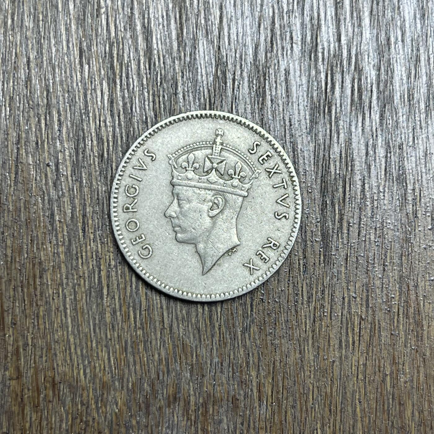 【铜匠收藏】★第137场★散币场。不寄存，30包邮。不满30元，支付5元运费。《接受代拍 代送NGC评级》 67【无寄存】1949 英属 东非 50分 镍币