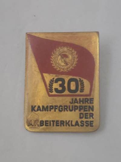 韵星假日拍卖第三十六期 -- Rimey Holidays Auction 36 - 民主德国工战队成立三十周年纪念章