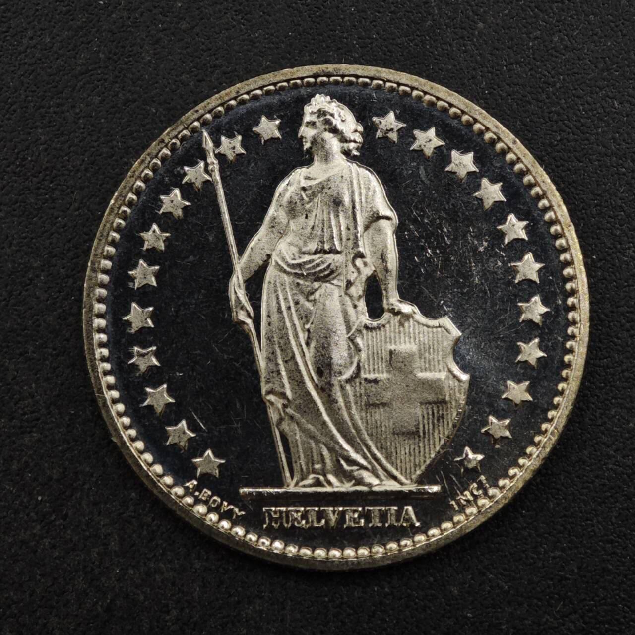 【淘币小摊】实时拍第八百四十四拍   散币场   满百包邮可预留二周 每周一统一发货   瑞士1982年1法郎镍币