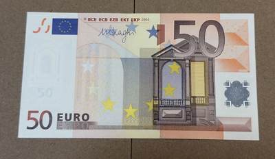 【礼羽收藏】🌏世界钱币拍卖第119期 - 02版三签50欧元unc品相