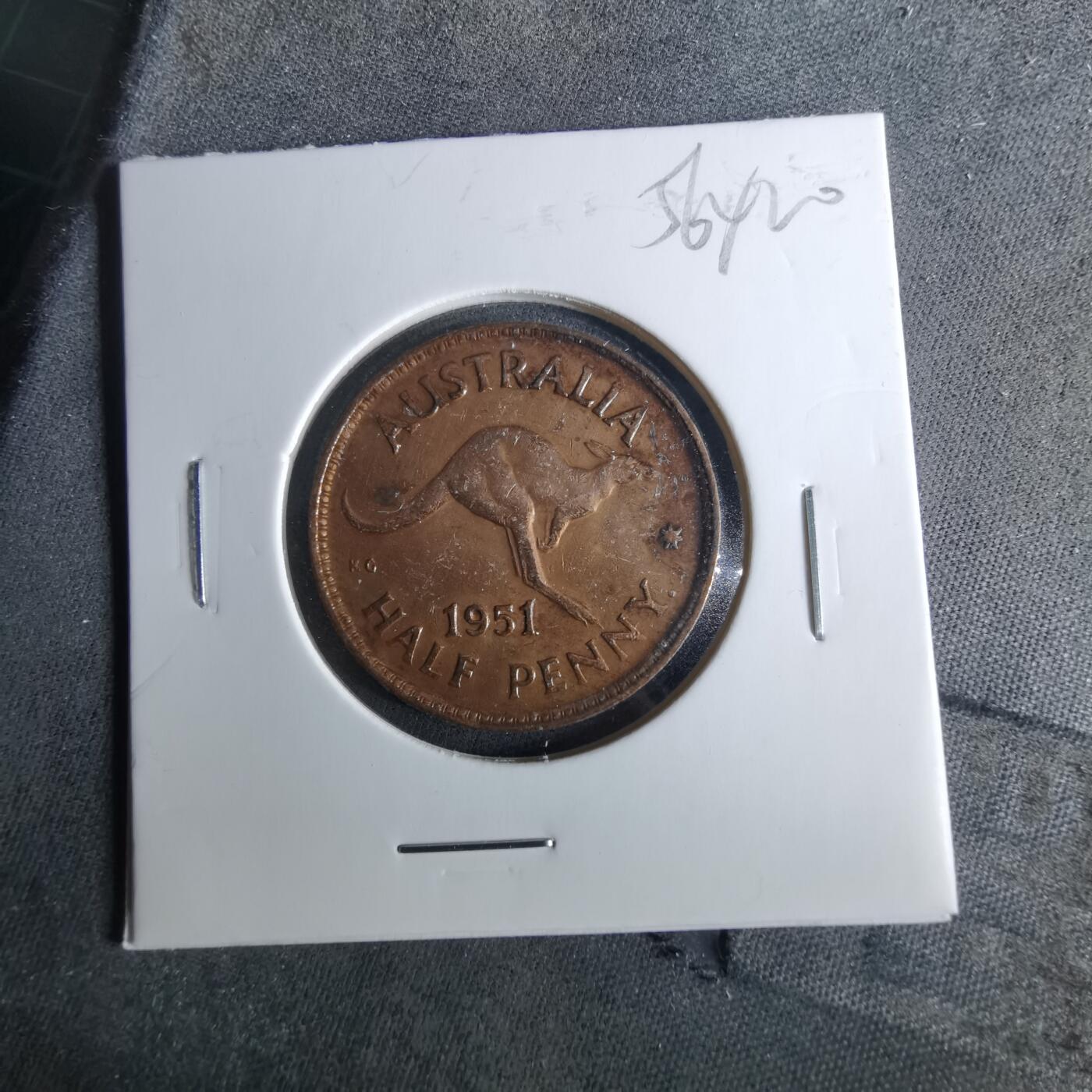 沼泽如烟--第956场 澳大利亚1951年半便士