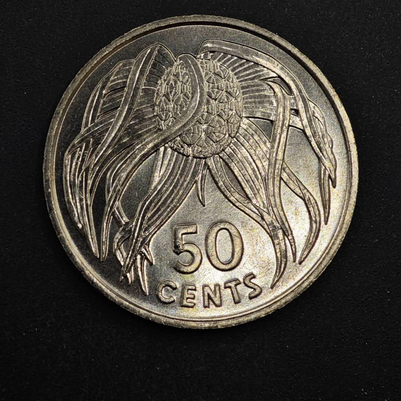 【淘币小摊】实时拍第八百四十四拍   散币场   满百包邮可预留二周 每周一统一发货   基里巴斯1979年50分镍币