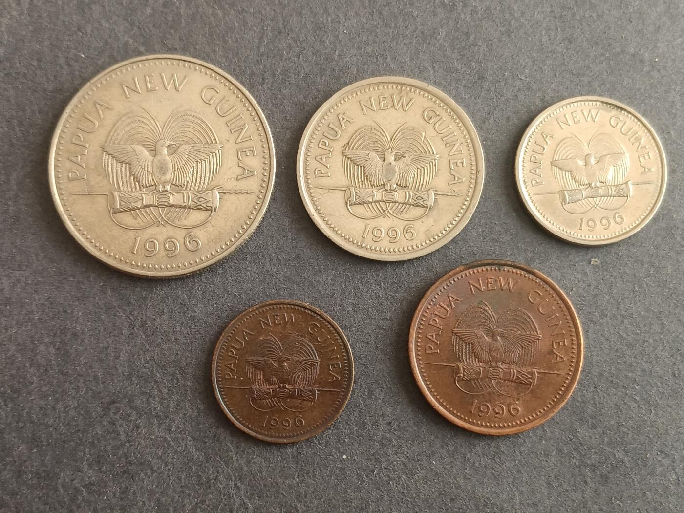 【游宝包邮场】蛇年第106期 纸钞硬币卡牌综合场[二] 巴新🇵🇬 1996年套币