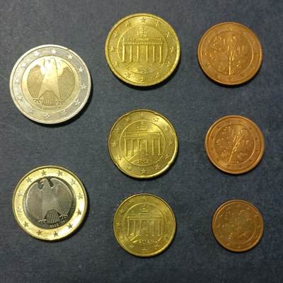 【游宝包邮场】蛇年第106期 纸钞硬币卡牌综合场[二] - 德国🇩🇪 2002年欧元套币