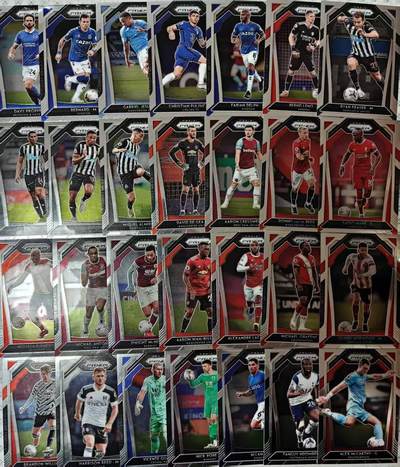 满200包邮！龙虎卡牌-七一场（满200元包邮，无佣金，每周六结拍，欢迎送拍） - 28张不重复 折射卡 Panini Prizm英超系列的早期版本（2020-21赛季）