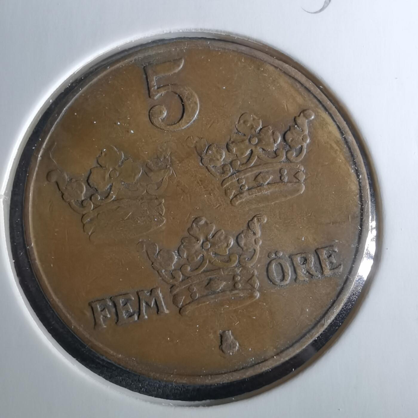 沼泽如烟--第956场 瑞典1926年5欧尔