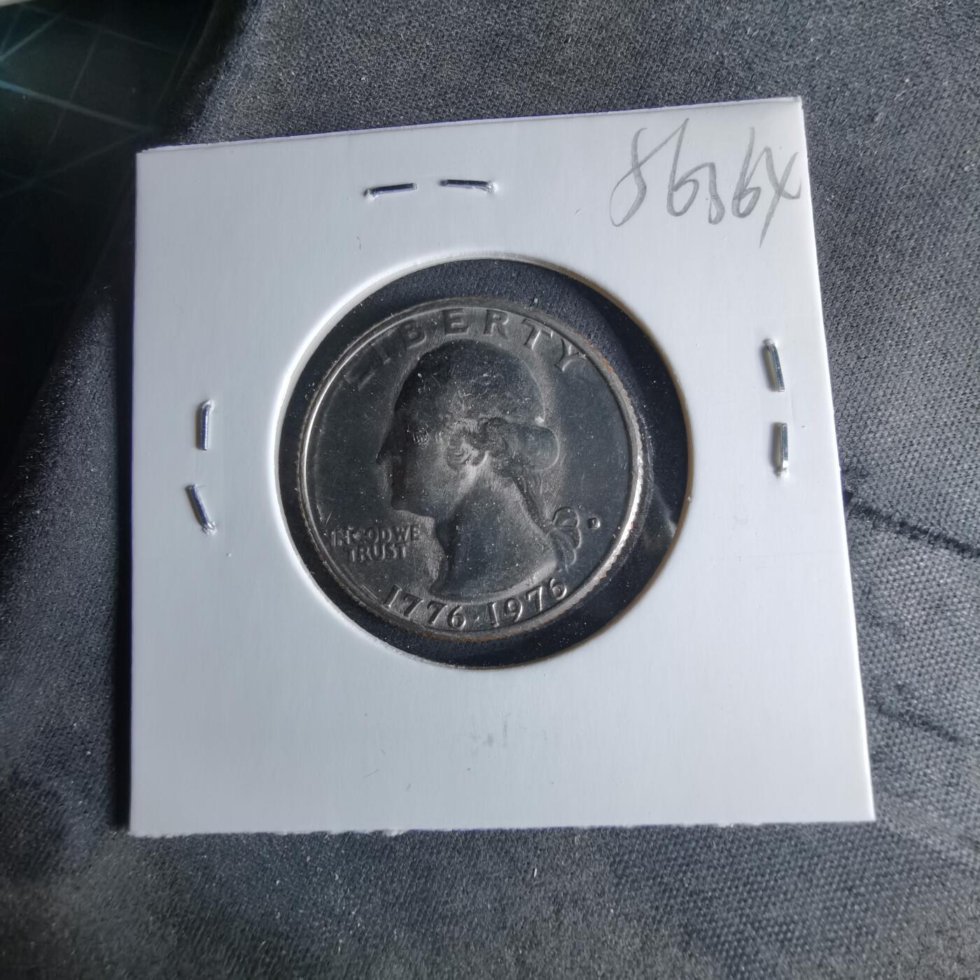 沼泽如烟--第956场 美国1976年25分纪念币