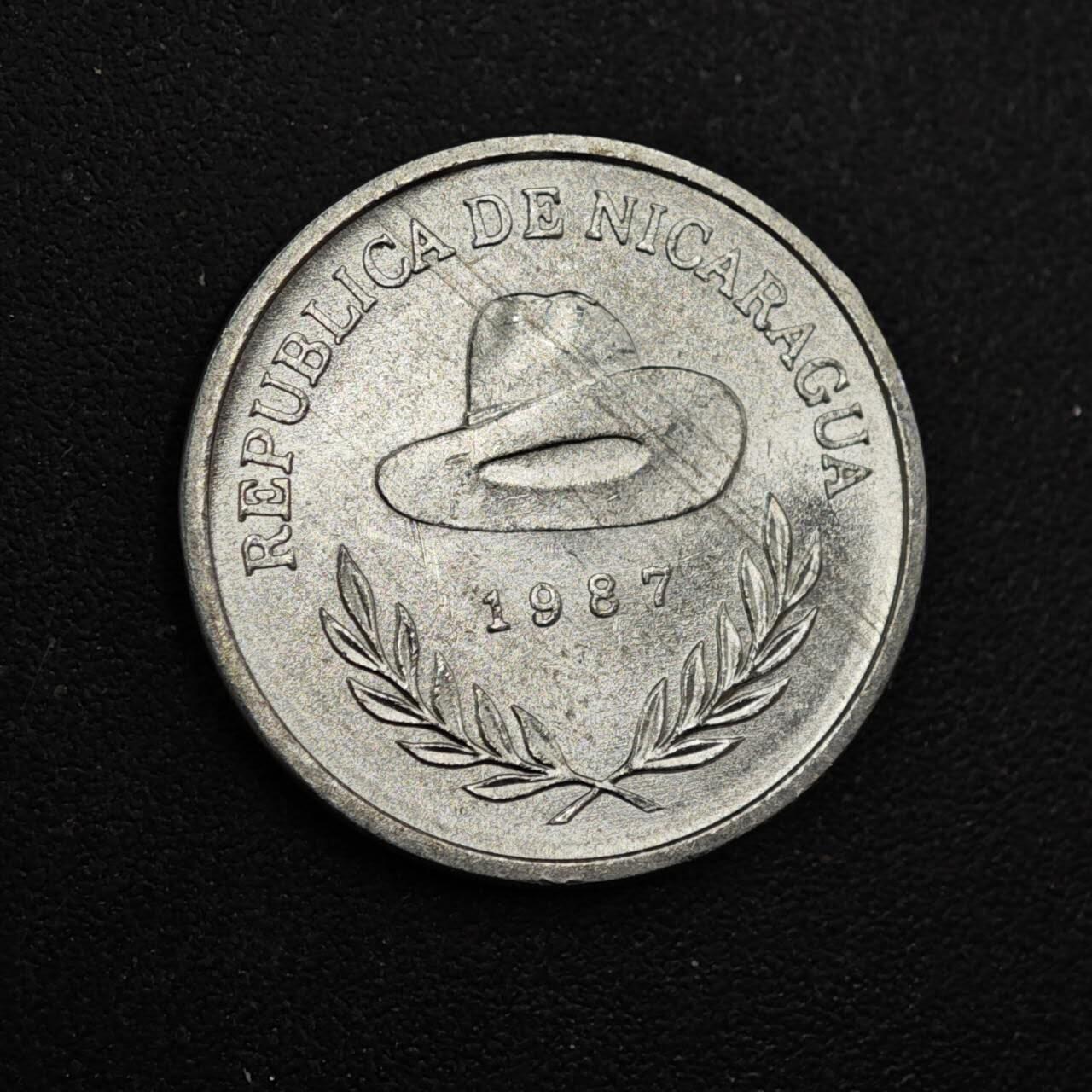 【淘币小摊】实时拍第八百四十四拍   散币场   满百包邮可预留二周 每周一统一发货   尼加拉瓜1987年10分铝币草帽版