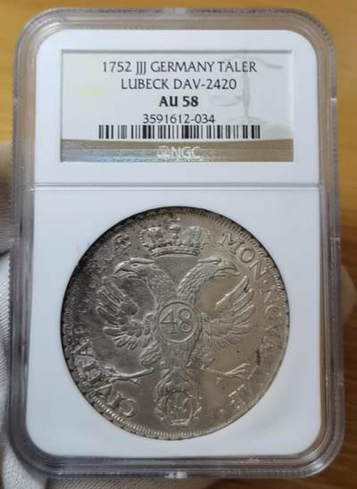 EDC260101拍场 - 德国吕贝克48先令大泰勒