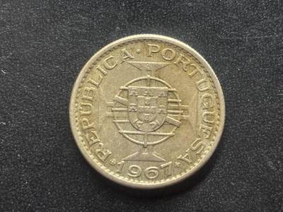 邮泉阁限时拍卖第三十九场 欧洲专场（硬币在国外。请付邮费6元。） 安哥拉葡萄牙殖民地1967年2.5斯库蒂