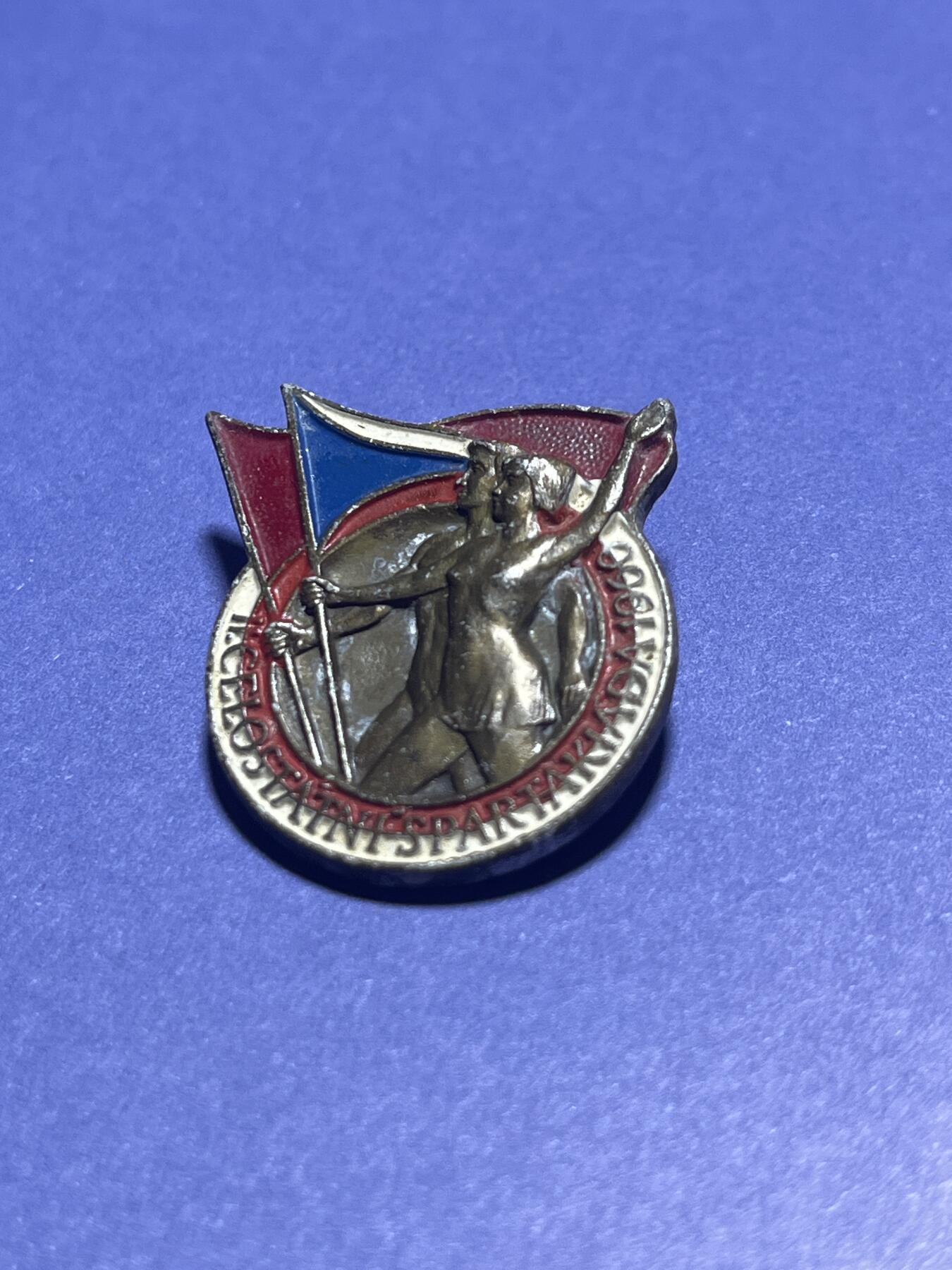 世界各国奖章纪念章徽章无底价拍卖 50年代捷克斯洛伐克与苏联友好纪念章