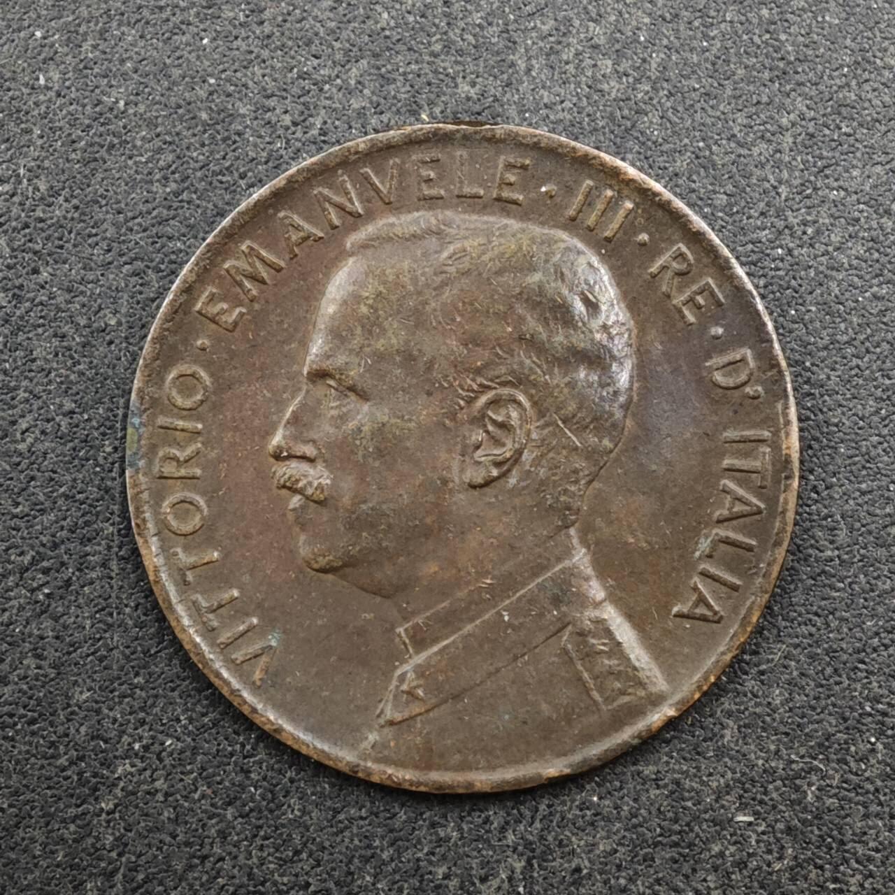 【淘币小摊】实时拍第八百四十四拍   散币场   满百包邮可预留二周 每周一统一发货   意大利1915年2分铜币