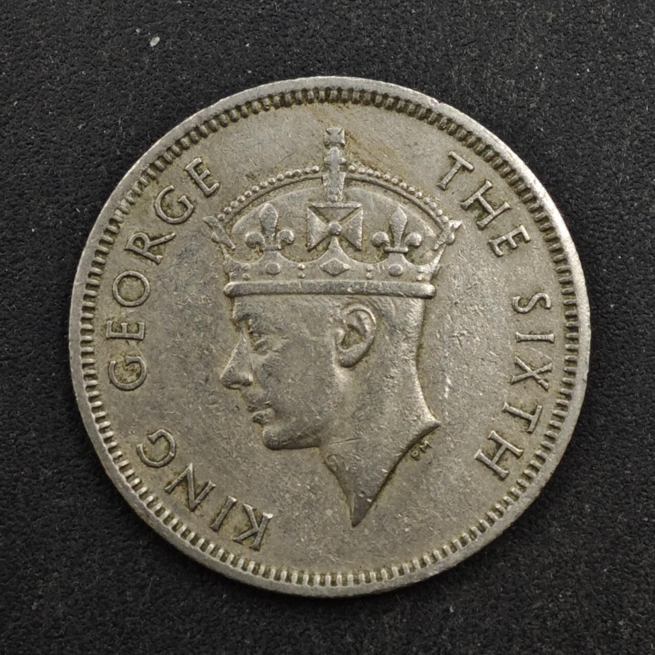 【淘币小摊】实时拍第八百四十四拍   散币场   满百包邮可预留二周 每周一统一发货   马来亚1950年乔治六世20分镍币