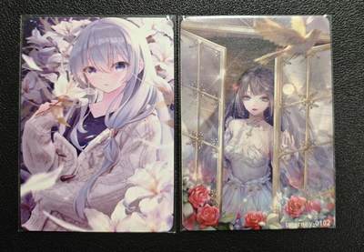 天玑星卡拍第159期《1.12周一截拍》持续收拍收评中 满赠卡需备注 - 动漫美女 金属卡 两张