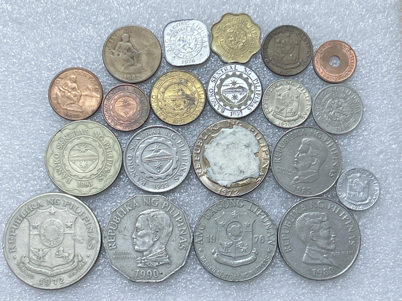 第一海外回流一元起拍收藏 散集专场  第289期 菲律宾硬币 20枚 无重复