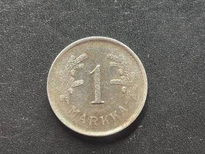 邮泉阁限时拍卖第三十九场 欧洲专场（硬币在国外。请付邮费6元。） - 芬兰1951年1马克铁