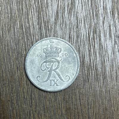 【铜匠收藏】★第137场★散币场。不寄存，30包邮。不满30元，支付5元运费。《接受代拍 代送NGC评级》 - 65【无寄存】1970丹麦 2欧尔 锌币