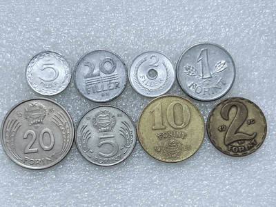 第一海外回流一元起拍收藏 散集专场  第289期 - 匈牙利硬币 8枚