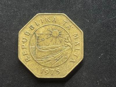 邮泉阁限时拍卖第三十九场 欧洲专场（硬币在国外。请付邮费6元。） 马耳他1975年25分