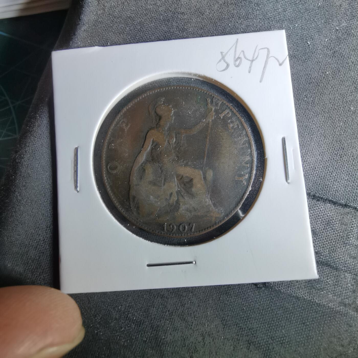 沼泽如烟--第956场 英国1907年1便士