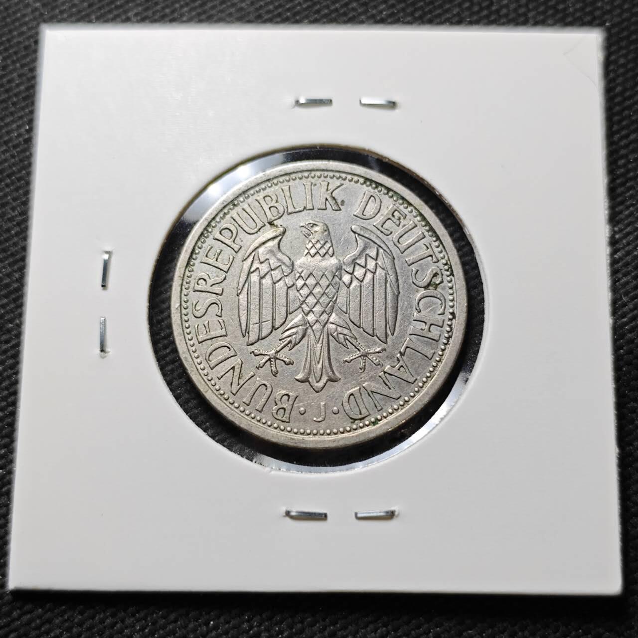 KK钱币收藏小铺  第399期  百期特拍（四拍之三）2月预留时间 周末发货  1951J西德2马克 汉堡造币厂