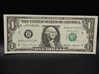 【淘币小摊】限时拍第八百四十五拍  纸币场  满百包邮可预留两周  周一统一发货  - 美国1985年1美元纸币