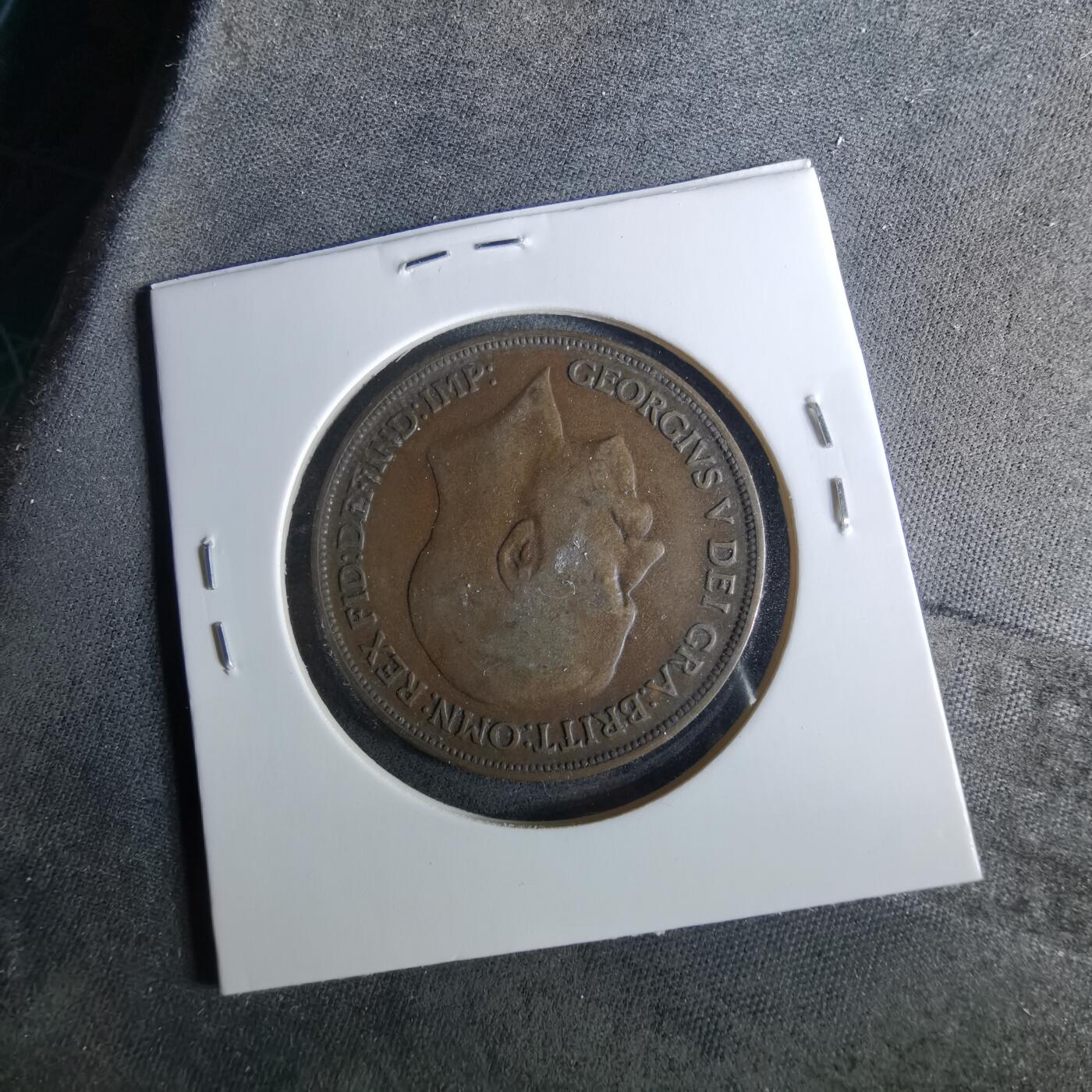 沼泽如烟--第956场 英国1918年1便士