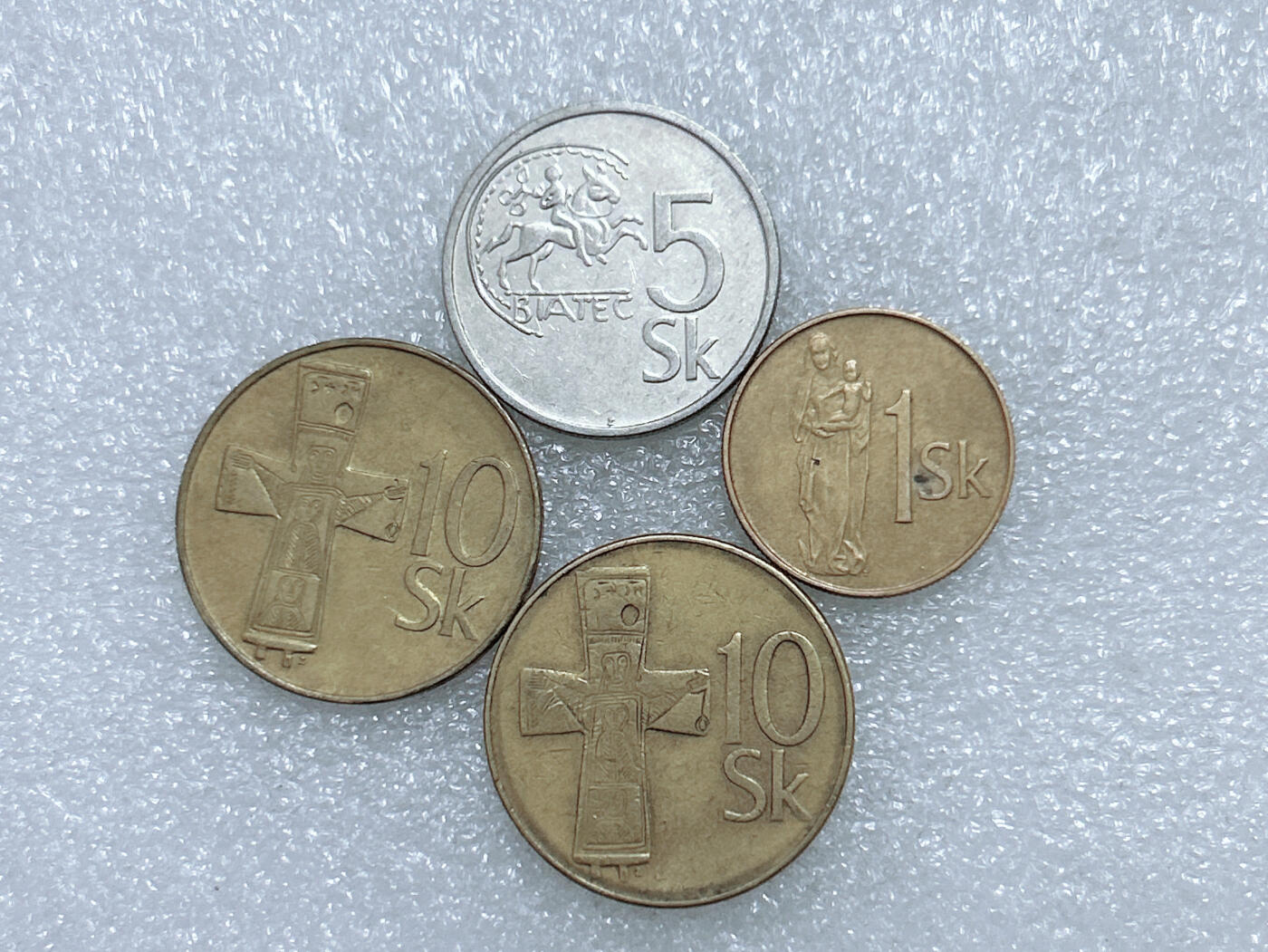 第一海外回流一元起拍收藏 散集专场  第289期 斯洛伐克硬币🇸🇰4枚