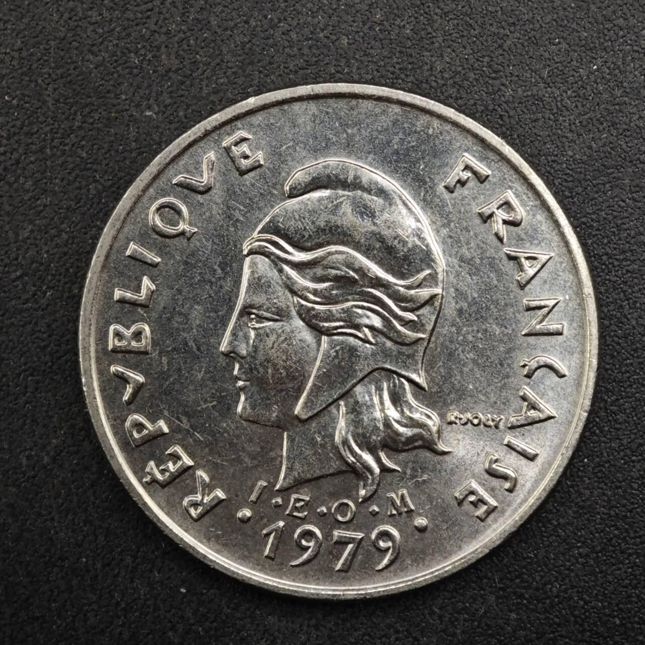 【淘币小摊】实时拍第八百四十八拍   散币银币场   满百包邮可预留二周 每周一统一发货   波利尼西亚1967年10法郎镍币