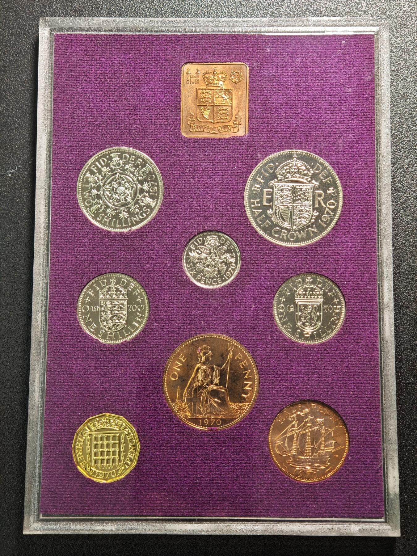 【德藏】世界币章拍卖第161期 1970年 英国及北爱尔兰官方精制套币 英国皇家造币厂发行