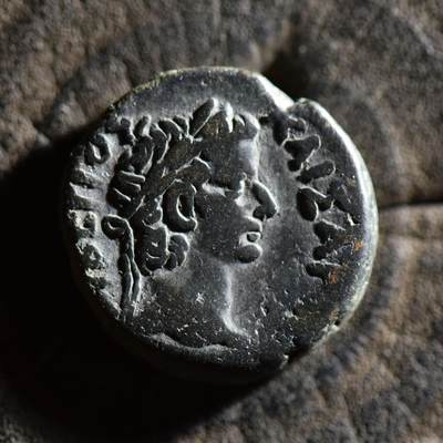 【良泉】【春节前最后一场】2月5日晚19.30点开拍！208组，本场结束后预存钱币的朋友请告知，将连同本场拍品一起邮寄，预祝诸位春节愉快！ - 【藏家出品A】13.22克，古罗马帝国，埃及行省，公元 66-67 年【暴君 尼禄】打制【少见】【提比略】 四德拉克马银币，亚历山大港造币厂打制