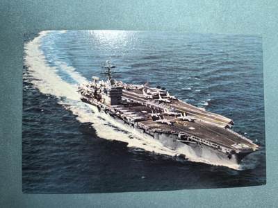 盛世勋华——号角文化勋章邮票专场拍卖第299期 - 美国冷战时期军舰专题明信片 尼米兹号航母