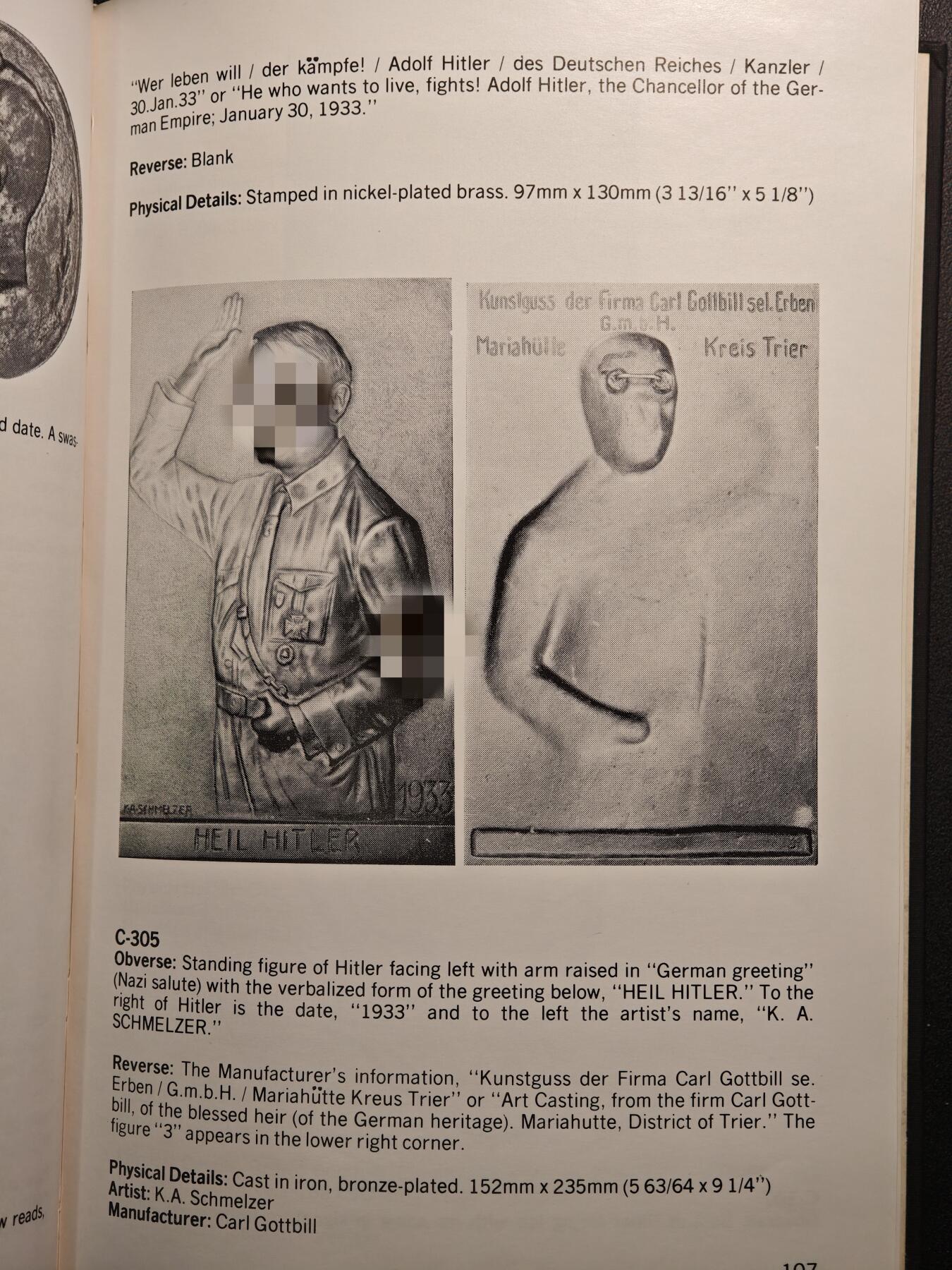 【德藏】世界币章拍卖第161期 98新 德国民族社会主义工人党党首币章目录 全书约160页 布面硬壳精装 绝版目录 PCGS评级参考目录