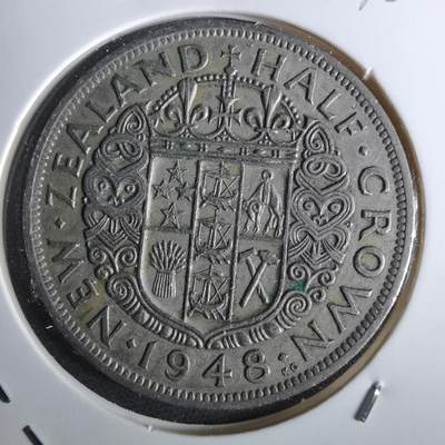 沼泽如烟--第957场 - 新西兰1948年半克朗