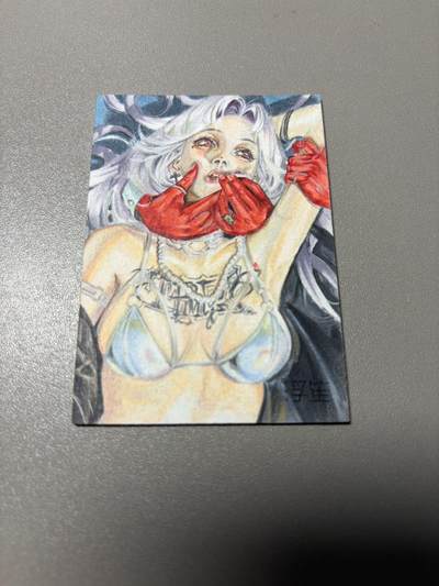 秋萤阁第41期 (1月11号周日晚上21点截拍，欢迎竞拍)  - 【手绘卡】Art毒瘤 栀子 浮笙工作室作品