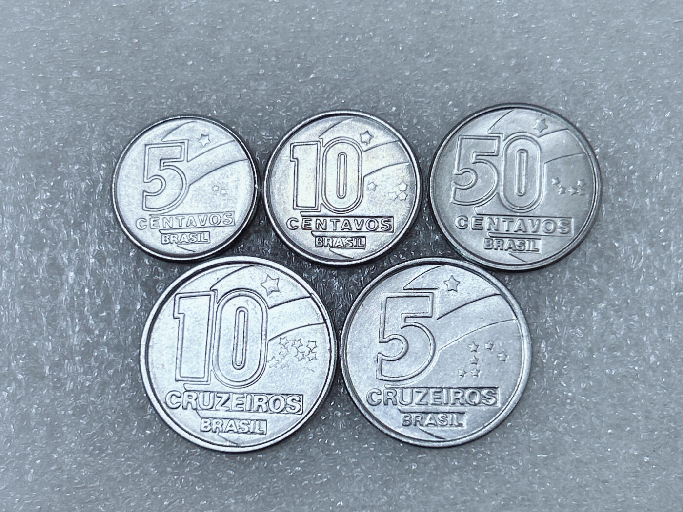 第一海外回流一元起拍收藏 散集专场  第290期 巴西硬币 5枚