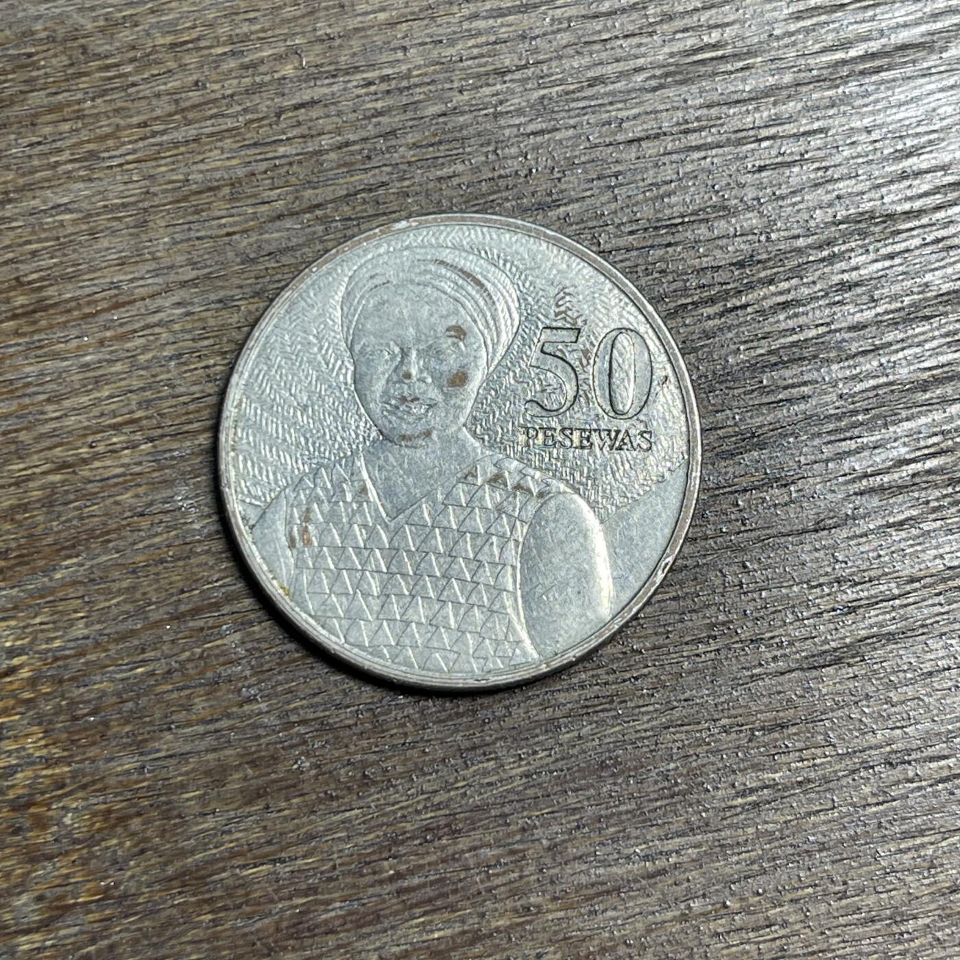 【铜匠收藏】★第137场★散币场。不寄存，30包邮。不满30元，支付5元运费。《接受代拍 代送NGC评级》 96【无寄存】2004 加纳 50比赛瓦