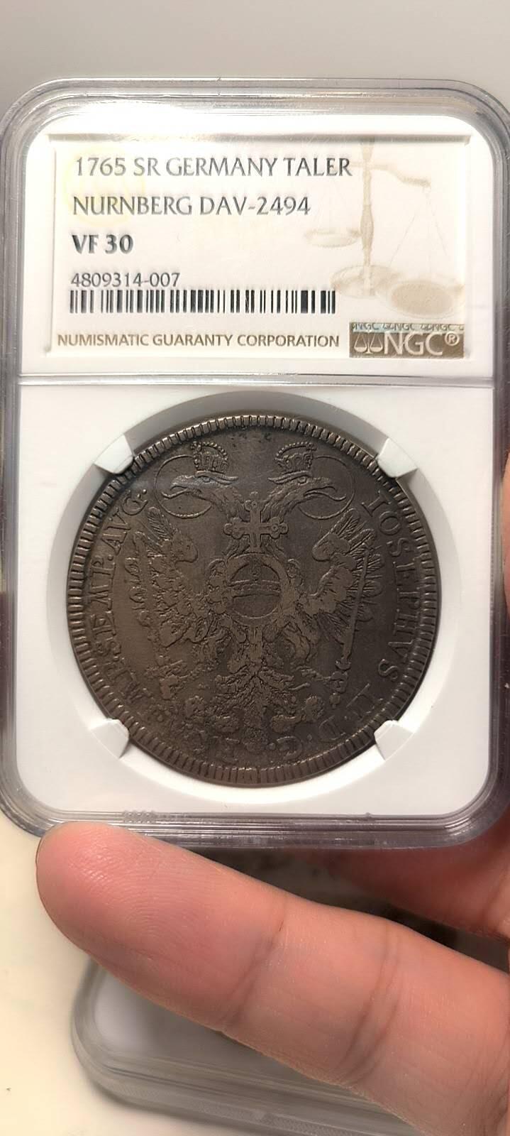 德国纽伦堡城市风光银币