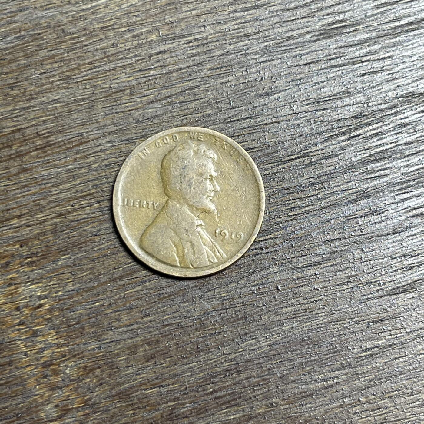 【铜匠收藏】★第137场★散币场。不寄存，30包邮。不满30元，支付5元运费。《接受代拍 代送NGC评级》 90【无寄存】1919 林肯麦穗 老美分