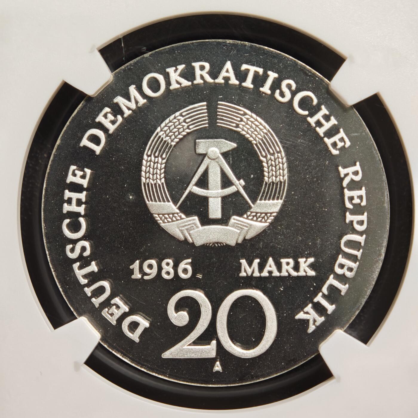 【德藏】世界币章拍卖第161期 冠军分！1986年 德国