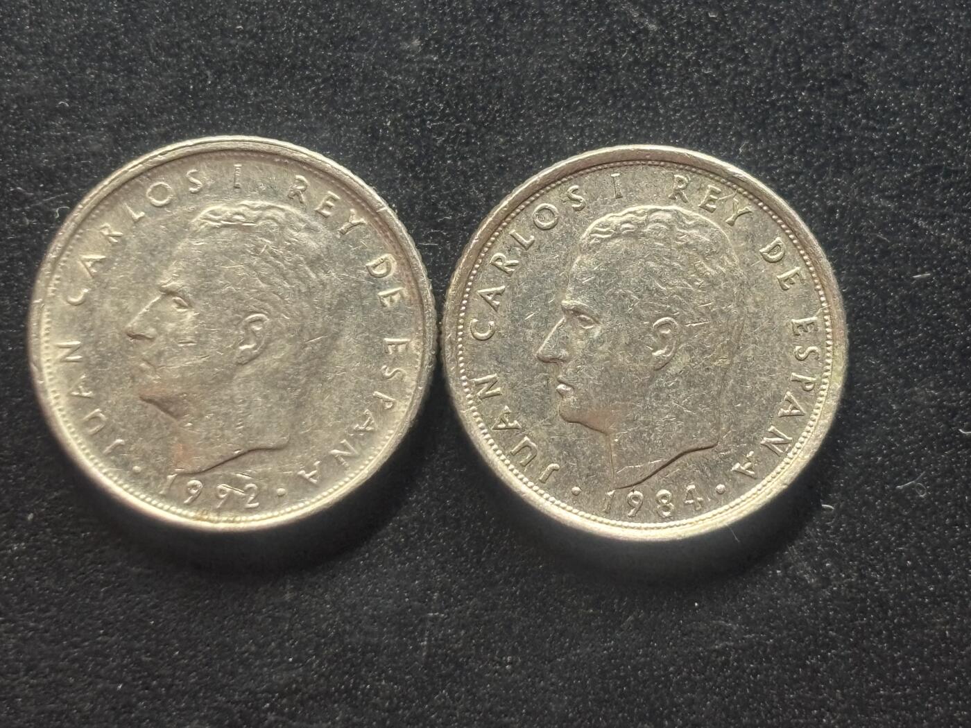 邮泉阁限时拍卖第三十九场 欧洲专场（硬币在国外。请付邮费6元。） 西班牙10比塞塔2枚