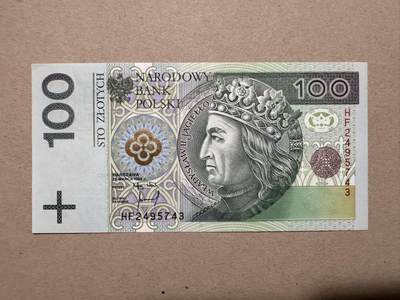 🐍甜小邱世界纸币收藏🐍第139期精品场💐 - 波兰1994年100兹罗提 稀少初版年份 不是常见的防伪升级版 全新全新UNC