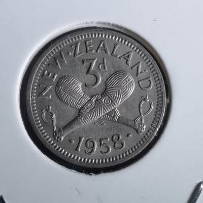 沼泽如烟--第957场 - 新西兰1958年3便士