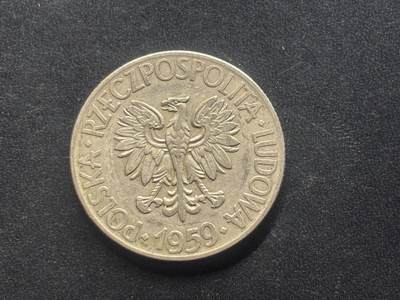 邮泉阁限时拍卖第三十九场 欧洲专场（硬币在国外。请付邮费6元。） - 波兰1959年10兹罗提