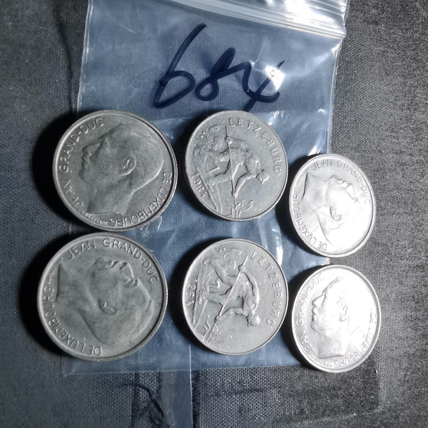 沼泽如烟--第956场 卢森堡6枚