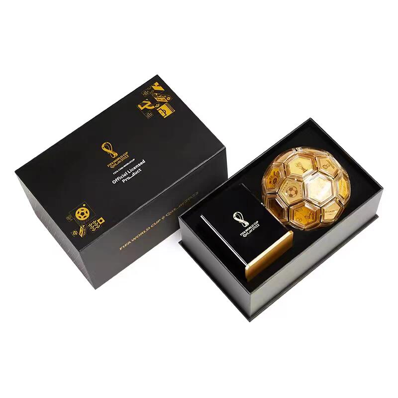 【币将精彩】世界钱币拍卖（2026-1-28） 2022年卡塔尔世界杯胜利荣耀足银9.6g幸运金球（有两个塑盒破损）