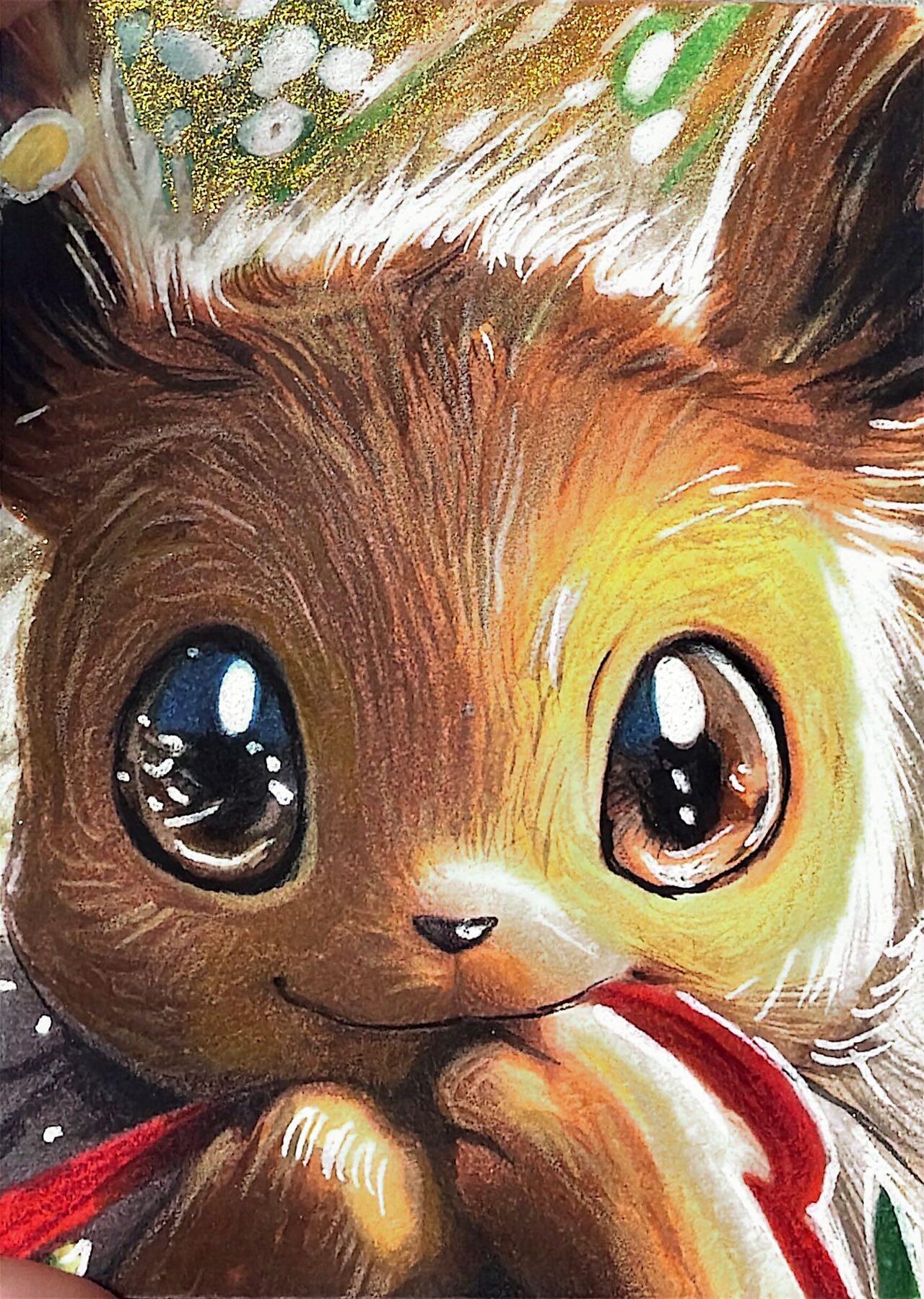 秋萤阁第41期 (1月11号周日晚上21点截拍，欢迎竞拍)  【手绘卡】宝可梦 黄皮耗子 皮卡丘 经典中的经典 大爱之选